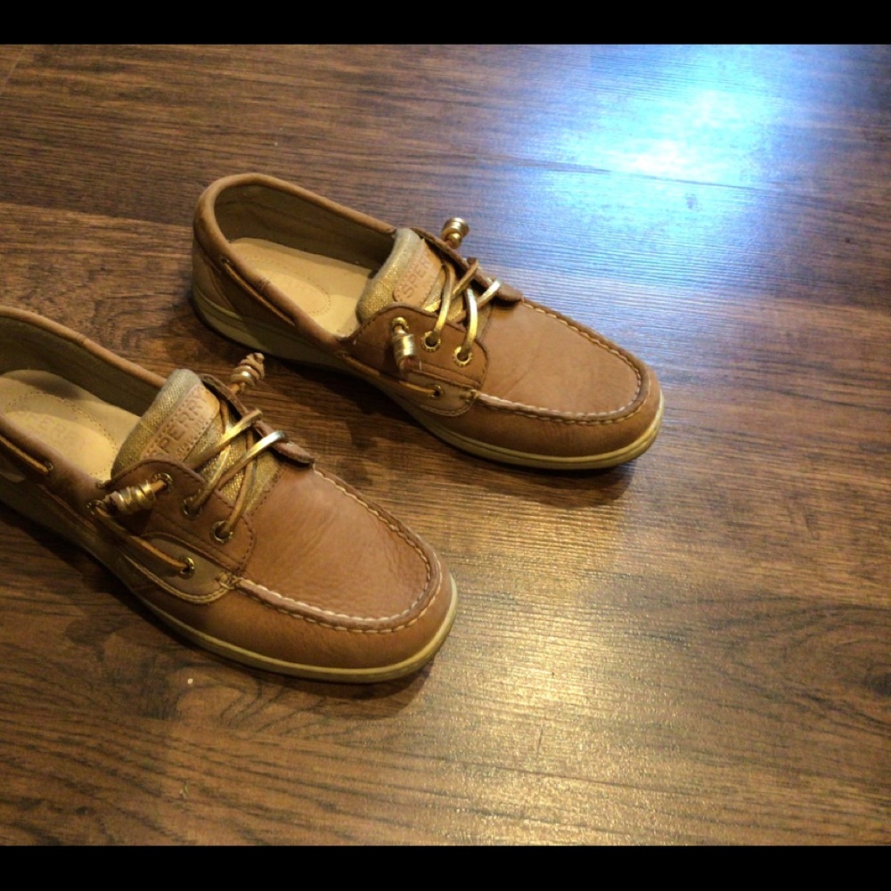 Sperry Ivyfish metallic cognac